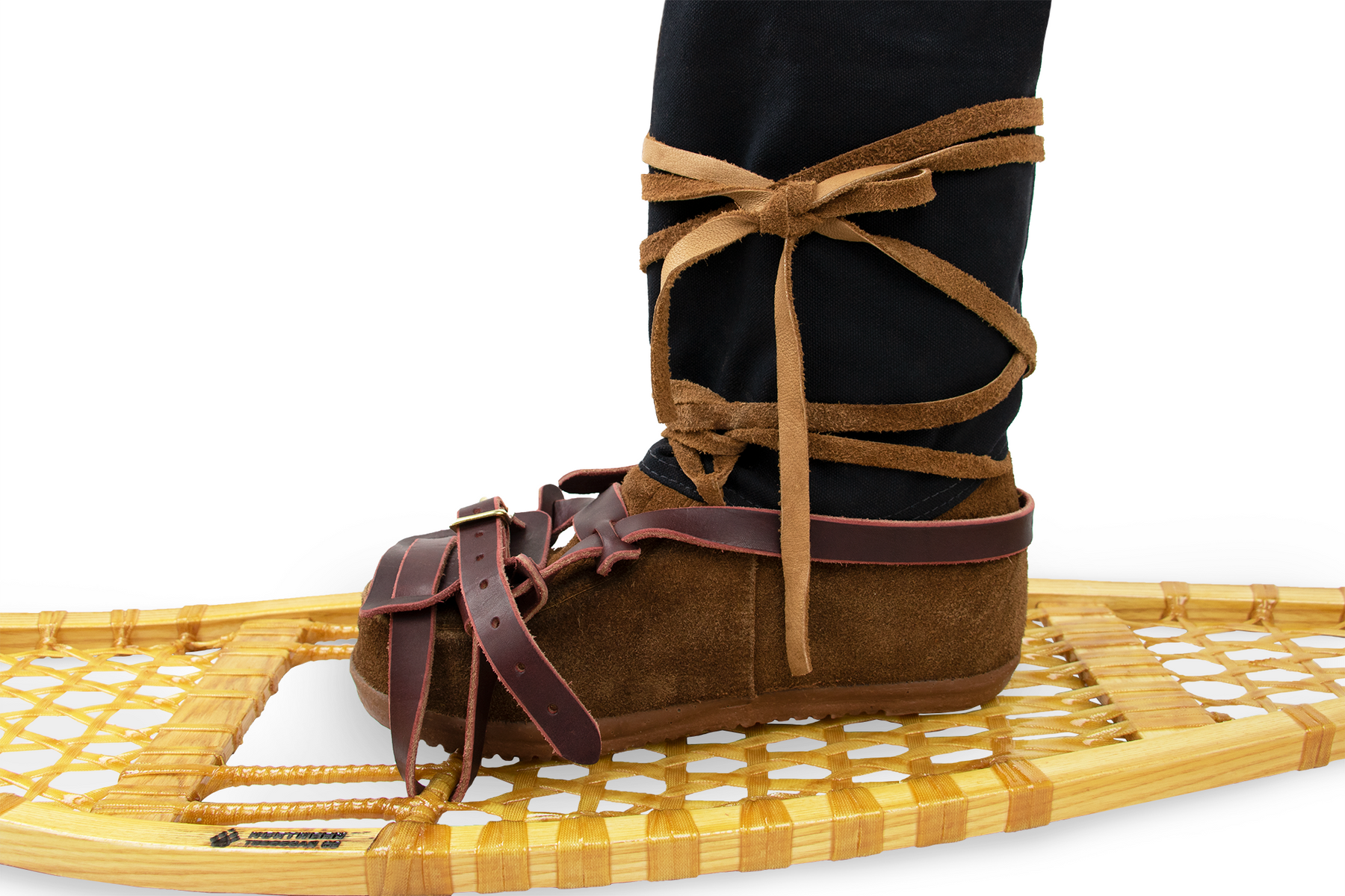 Traditional Leather Snowshoe Bindings