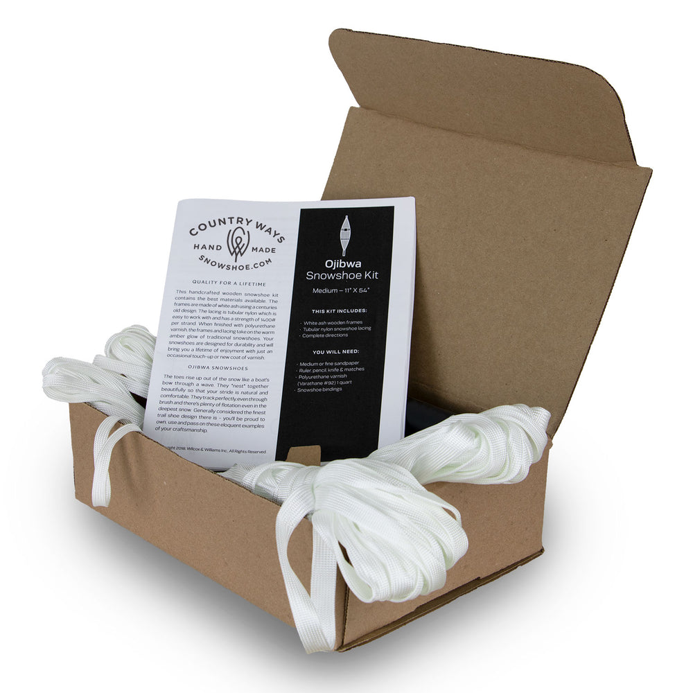 Traditional Wooden Snowshoe Kits